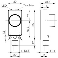 UNDK 30U6104 Ultrasonic distance measuring sensors (10154252)