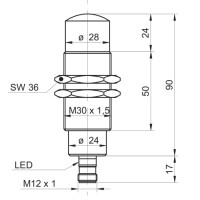 RR30.DAJ2-GGPI.9VF Radar distance measuring sensors (11221309)