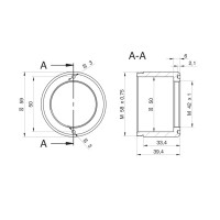 Adapter M58 / M42x1-Mount (45,5 mm) Objectifs / Accessoires dobjectifs (11137781)