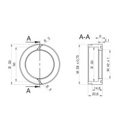 Adapter M58 / M42x1-Mount (26,8 mm) Lenses / Lens accessories (11127232)