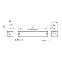 ZVI-FLDL-i86x15-W Illumination / Illumination accessories (11197768)