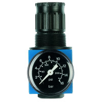 Druckregler EWO airvision , 0,5 - 10 bar mit Manometer